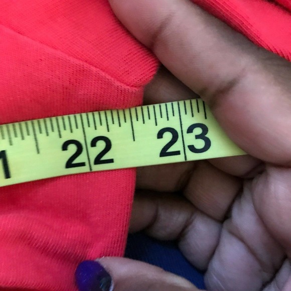 Vineyard Vines T-Shirt Mens Sz M Red Graphic Logo Cotton Long‎ Sleeve Stretch - Picture 8 of 9